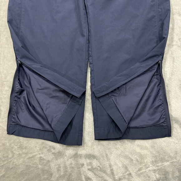 Nike Pants Mens XL Blue Windbreaker Straight Pull On Athletic Stretch Gym Logo - Picture 9 of 14